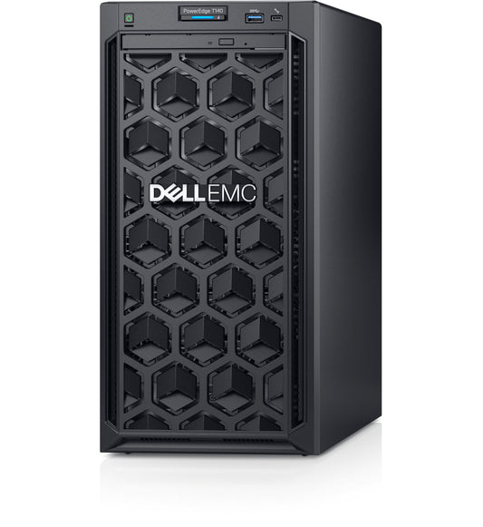 Dell T140 | Tower Server | 1-socket Xeon E | DDR4 ECC UDIMM | Gigabit LAN | PCIe expansion