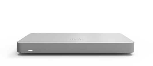 Meraki MX67-HW | SD-WAN security appliance | 450 Mbps FW, 200 Mbps VPN | 1x 1G WAN, 4x 1G LAN | USB cellular failover | License: Enterprise/Advanced Security
