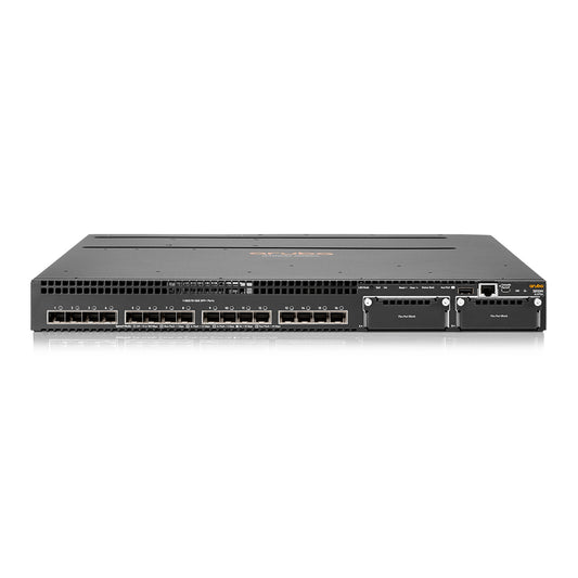 Aruba JL075A | 16x 1/10Gb SFP+, PoE: none, Uplinks: via 2 slots (up to 2x 40Gb QSFP+), License: L3 included