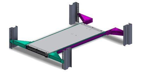 NVIDIA MTEF-KIT-E | 19in fixed rack mount kit | for SN-series switches