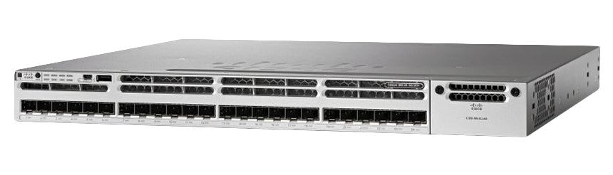 Cisco WS-C3850-24XUW-S | 24x mGig (100M/1/2.5/5/10G) UPOE | modular uplinks 4x10G or 2x40G | IP Base, Wireless Ctrl 5 AP