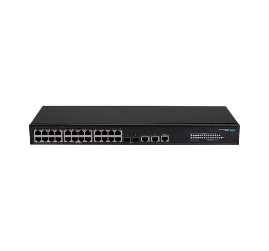 HPE R8J41A 24-port 1G switch with 2x 10G SFP+ and 2x 10GBase-T uplinks