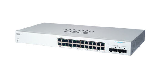 Cisco CBS220-24T-4G-AU | 24x 1G, non-PoE; 4x 1G SFP; Smart L2