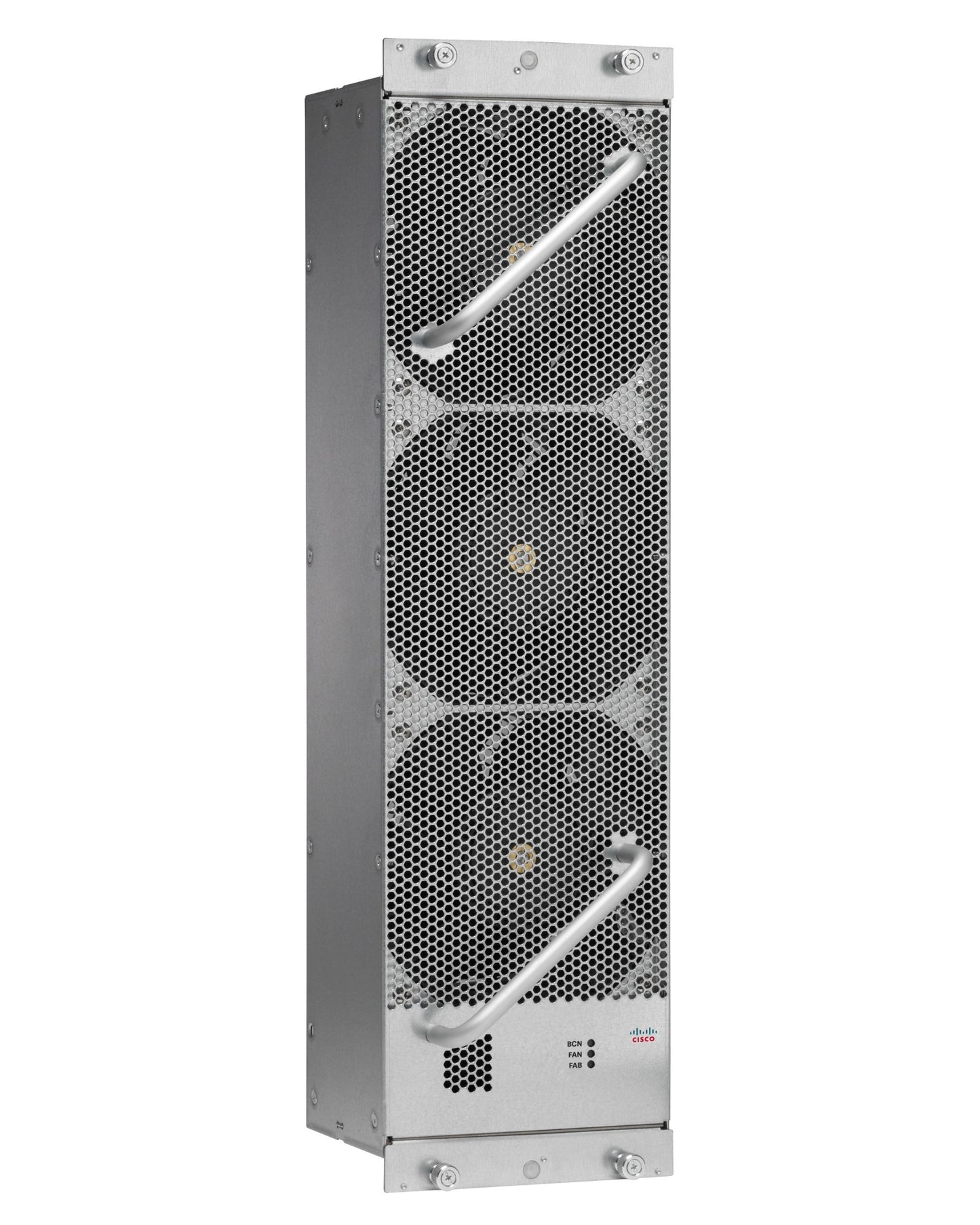 Cisco N9K-C9508-FAN 9508 fan tray with silver perforated rack and PSI airflow