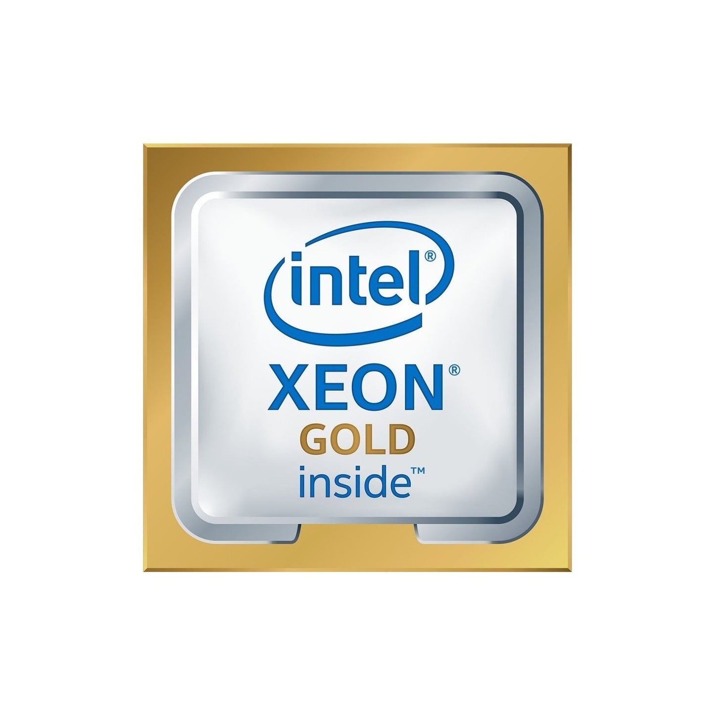 Intel Xeon Gold 6230R 26-core 2.1GHz processor with gold accents