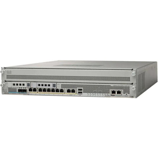Cisco ASA5585-S10F40-K9 | SSP-10 + FirePOWER SSP-40, 14x1G GE, 6x10G SFP+, 1x AC PSU, 3DES/AES
