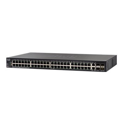 Cisco SG350X-48MP-K9-AU | 48x 1G L2/L3 switch, PoE+ 740W, 4x10G uplinks (2x SFP+ + 2x 10GBase-T), license-free