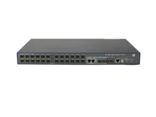 HPE JG299B black 24-port 10/100 switch with 4x 1G uplinks
