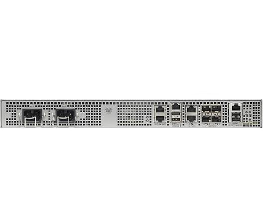Cisco ASR-920-4SZ-D | 2x 1GbE SFP + 4x 10GbE SFP+ | DC power | 1RU fixed chassis | Fan-cooled | SD-WAN: No | LTE: No | Timing: SyncE/IEEE 1588v2 | MPLS/Carrier Ethernet