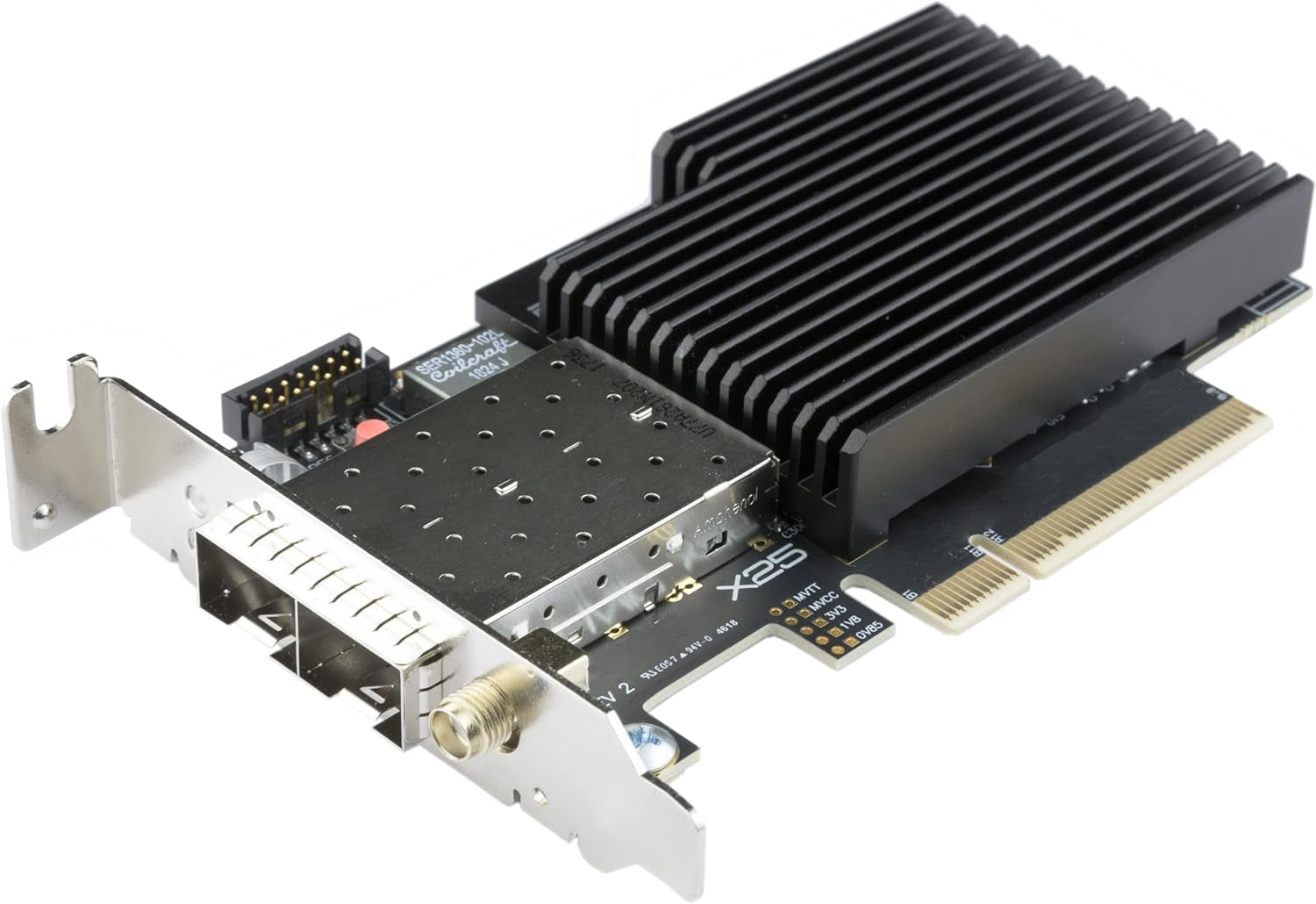 Cisco NXN-K3P-2X SmartNIC with black silver graphics card and heatsink