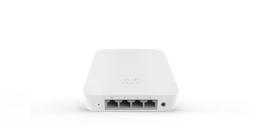 Meraki MR30H-HW | Wi‑Fi 5 (802.11ac Wave 2), dual‑band 2.4/5 GHz; wall‑plate; 1x 1GbE PoE uplink + 4x 1GbE LAN