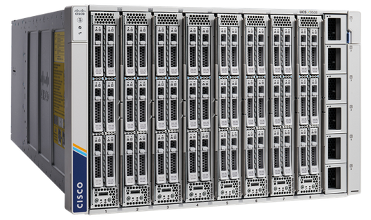 Cisco HCIX-9508 | 8-slot modular blade chassis | fabric-interconnect ready | high-density compute + PCIe nodes | front-to-back airflow