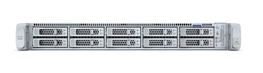 Cisco HXAF-E-220M6S | 1U dual-socket Xeon Scalable (M6, C621A), all-flash 2.5in bays (up to 10), 10/25GbE VIC-ready, VMware vSphere HyperFlex Edge