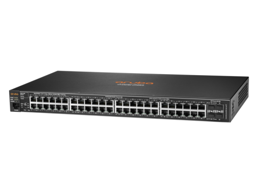 Aruba J9775A black 48-port 1G RJ45 L2 managed switch with 4x SFP uplinks