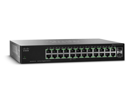 Cisco SG112-24-AU | 24x 1G, PoE —, uplinks 0x 1G, Unmanaged L2