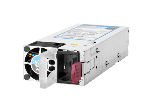 HPE P67252-B21 2400W Titanium silver PSU with black fan and red latch