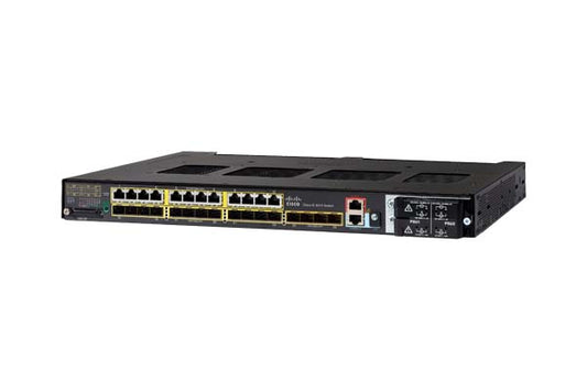 Cisco IE-4010-4S24P | 24x 10/100/1000 PoE/PoE+ downlinks, 4x 1G SFP uplinks, LAN Base