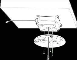 White Meraki MA-MNT-MV-59 ceiling fan with remote and blades