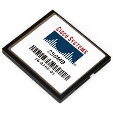 Cisco MEM-CF-256MB CompactFlash 256MB memory card for ISR 1900/2900/3900