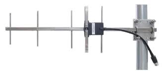 Cisco ANT-WPAN-Y-OUT-N black and silver yagi antenna with N male connector
