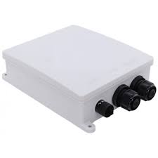 HPE R7T40A 1-port 5GbE PoE++ midspan injector white plastic box