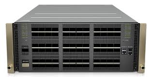 NVIDIA Quantum-X800 Q3200-RA 2U InfiniBand switch front view with drive bays