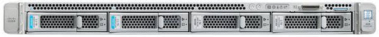 Cisco HX-C220-M5L 1U rack server with Dell silver chassis and blue accents