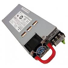 Arista PWR-460DC-F 460W DC hot-swap PSU silver black with red handle