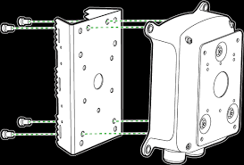 Meraki MA-MNT-MV-69 | Pole mount adapter | outdoor | for MV outdoor domes | adjustable straps | curved surface mounting