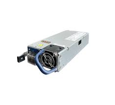 Arista PWR-500-DC-R 500W DC hot-swap PSU with silver unit, blue cable, black fan