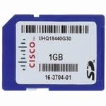 Cisco CMICR-MSD-1G 1GB microSD card, blue and white