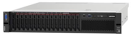 Lenovo SR850P | 4-socket Xeon Scalable | 2U rack | NVMe-optimized backplanes | up to 48 DIMMs / high-capacity RAM | up to 24x 2.5in (heavy NVMe mix) | PCIe Gen3 expansion + OCP NIC | Redundant PSUs | XClarity