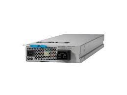 Cisco Nexus 9500 3000W PSU with blue LED lights in silver rack