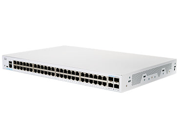 Cisco CBS350-48T-4X-AU | 48x 1G RJ-45 | Non-PoE | 4x 10G SFP+ uplinks | L2/L3 managed, no subscription