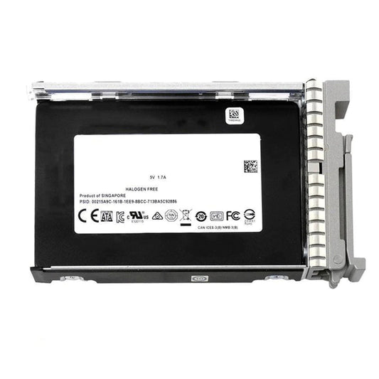 Cisco UCS-NVMEI4-I3200 3.2TB 2.5in U.2 NVMe SSD black silver finish