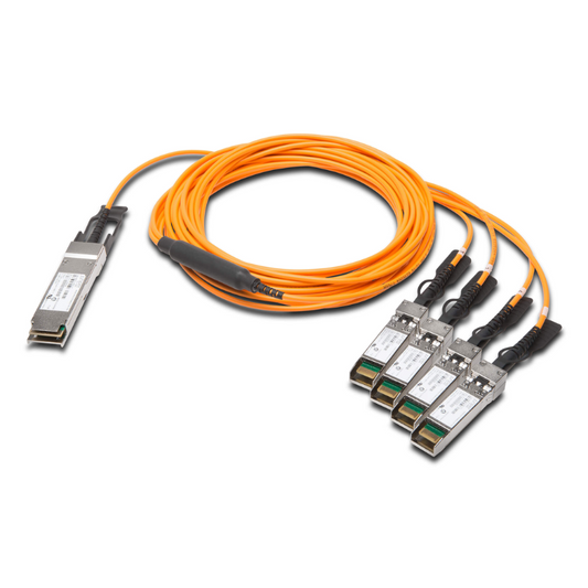 Juniper JNP-QSFP-AOCBO-1M 40G to 4x10G QSFP+ to SFP+ AOC breakout cable 1m