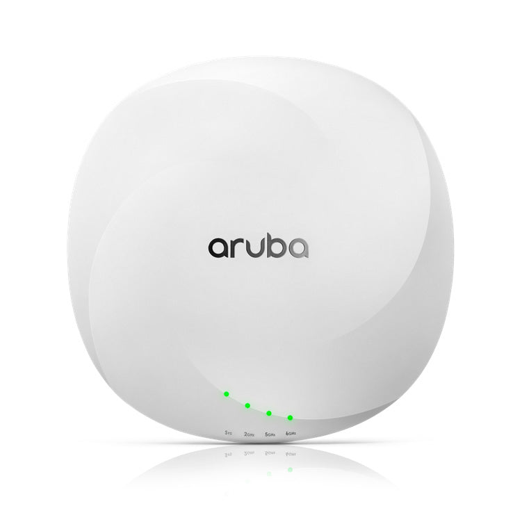 Aruba R7J38A | AP-655 Wi‑Fi 6E tri‑radio 4x4:4 | 2.4/5/6 GHz | internal antennas | 1x 5GbE + 1x 1GbE uplinks | PoE 802.3bt Class 6 | WPA3, OFDMA, MU‑MIMO | BLE/Zigbee IoT
