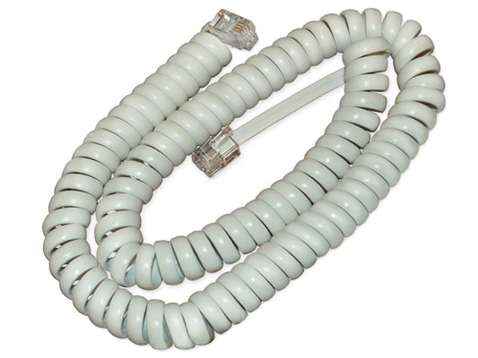 Cisco CP-HS-CORD-W | handset curly cord | white | 4P4C RJ-9/RJ-10 | for 6900 series and RJ-9 handsets
