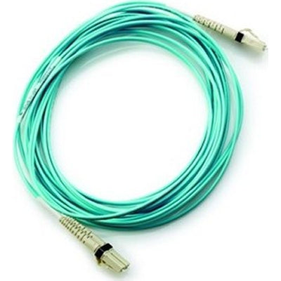 HPE AK346A LC-LC duplex single-mode fiber patch cable 5m turquoise
