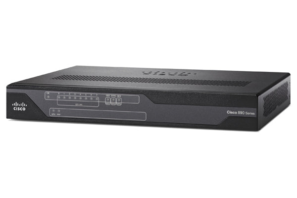 Cisco C897VA-M-K9 ISR router with VDSL2/ADSL2+ WAN and 8 GE LAN ports