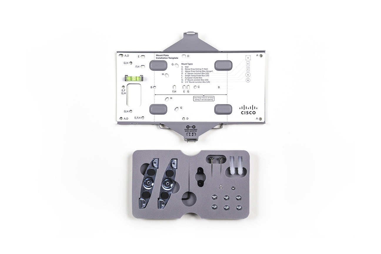 Meraki MA-MNT-MR-3 | AP mount kit | for MR34 | ceiling/wall | indoor | replacement bracket + hardware