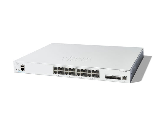 Cisco C1300-24XT | 24x 10G RJ-45 + 4x 10G SFP+ (shared), Non-PoE, license-free L2/L3
