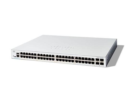 Cisco C1300-48T-4G | 48x 1G, Non-PoE, 4x 1G SFP uplinks, Smart Managed
