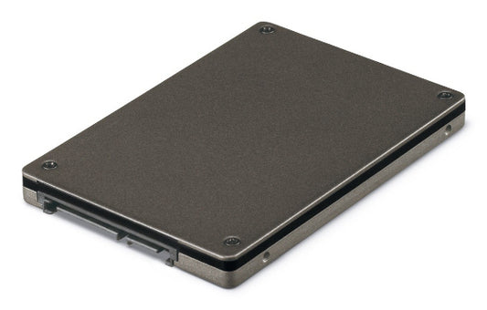 Black metal 2.5-inch 12.8TB cisco ucsx-nve112t8s1p e3.s nvme gen5 ssd with matte finish and four corner screws