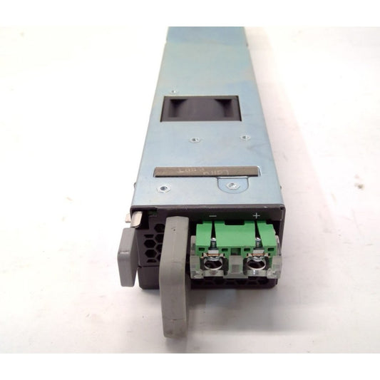 Cisco PWR-CH1-950WDC 950W DC PSU with silver body, green connectors, black handle