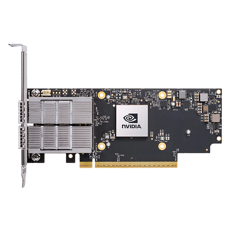 NVIDIA MCX755106AS-HEAT RTX 3080 with black silver sleek design