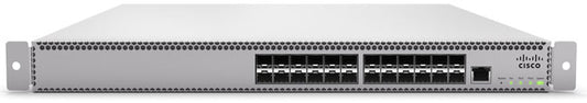 Meraki MS420-24-HW | 24x 10GbE SFP+ aggregation | 4x 40GbE QSFP+ uplinks | L3 routing | cloud-managed (Enterprise license required) | no PoE