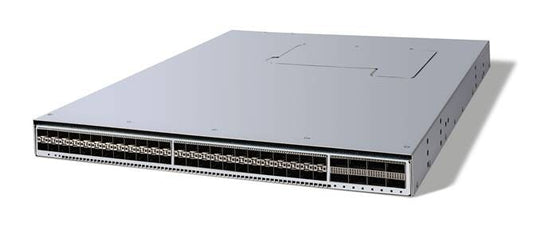 Cisco N9348Y2C6D-SE1U silver server rack with 48x25G ports