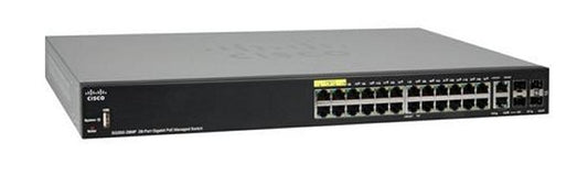 Cisco SG350-28MP-K9-AU | 24x 1G RJ45 PoE+; PoE: 802.3at PoE+ (≈382W); uplinks: 4x 1G SFP; license: perpetual