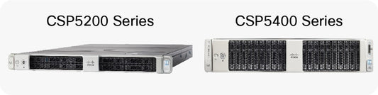 Cisco CSP-5444 | 2RU NFV platform | dual-socket x86 | 44 cores total | virtualization-ready for VNFs/SD-WAN | Cloud OnRamp capable | rack-mount